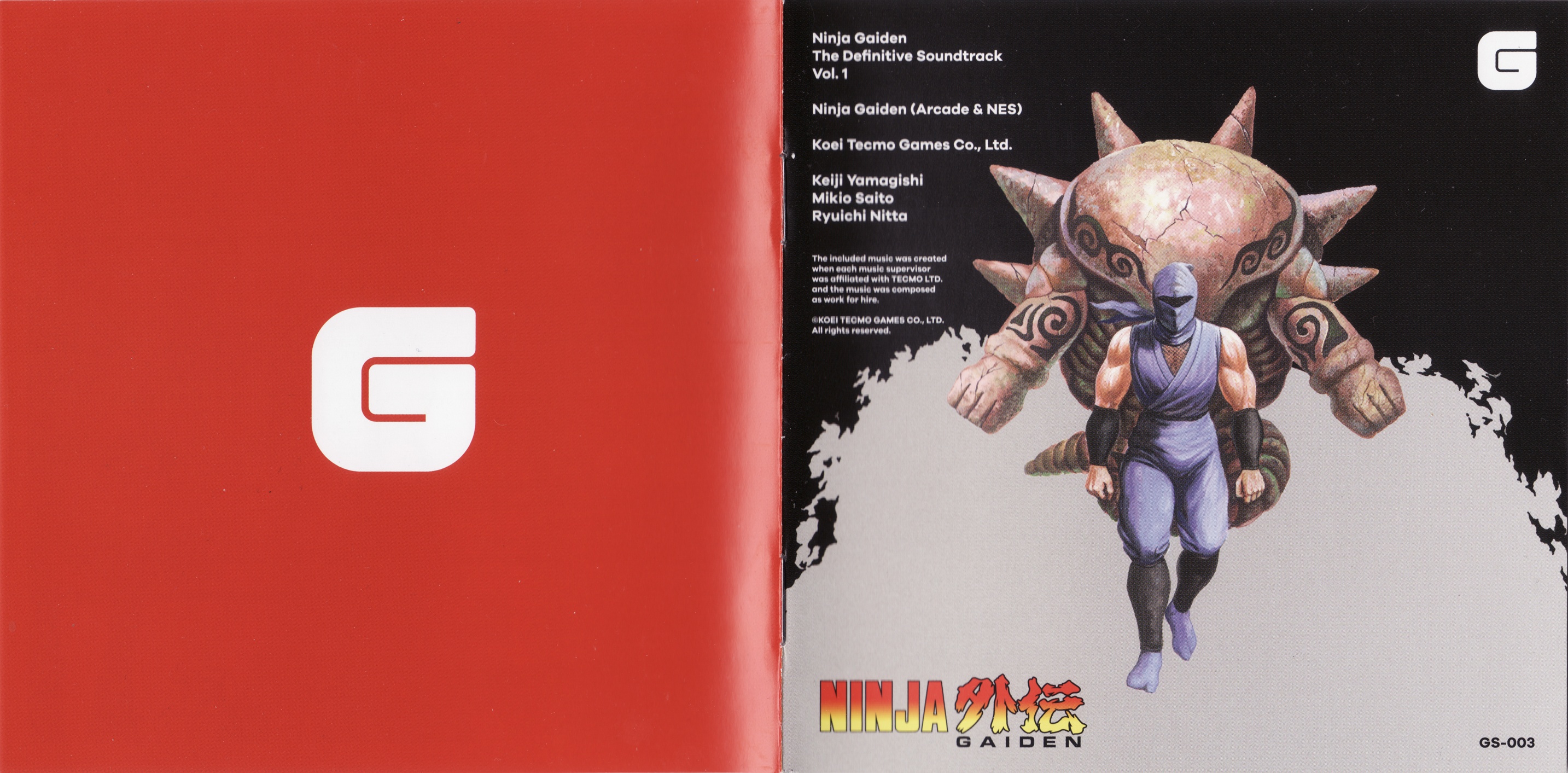 Ninja Gaiden The Definitive Soundtrack Vol. 1 (2017) MP3